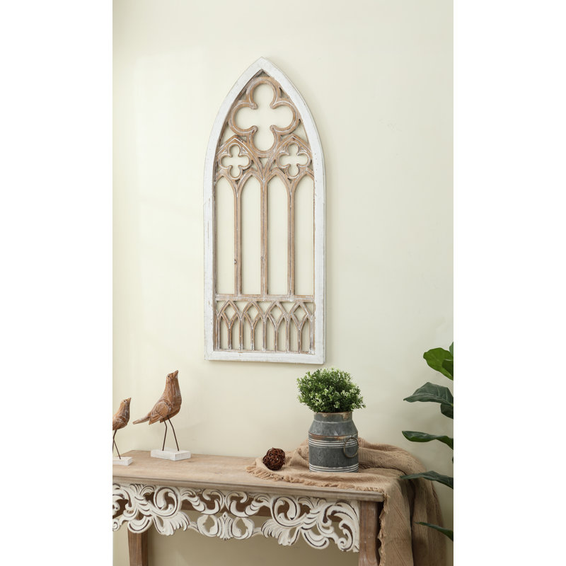 Ophelia & Co. MDF Wood Cathedral Window Wall Decor | Wayfair